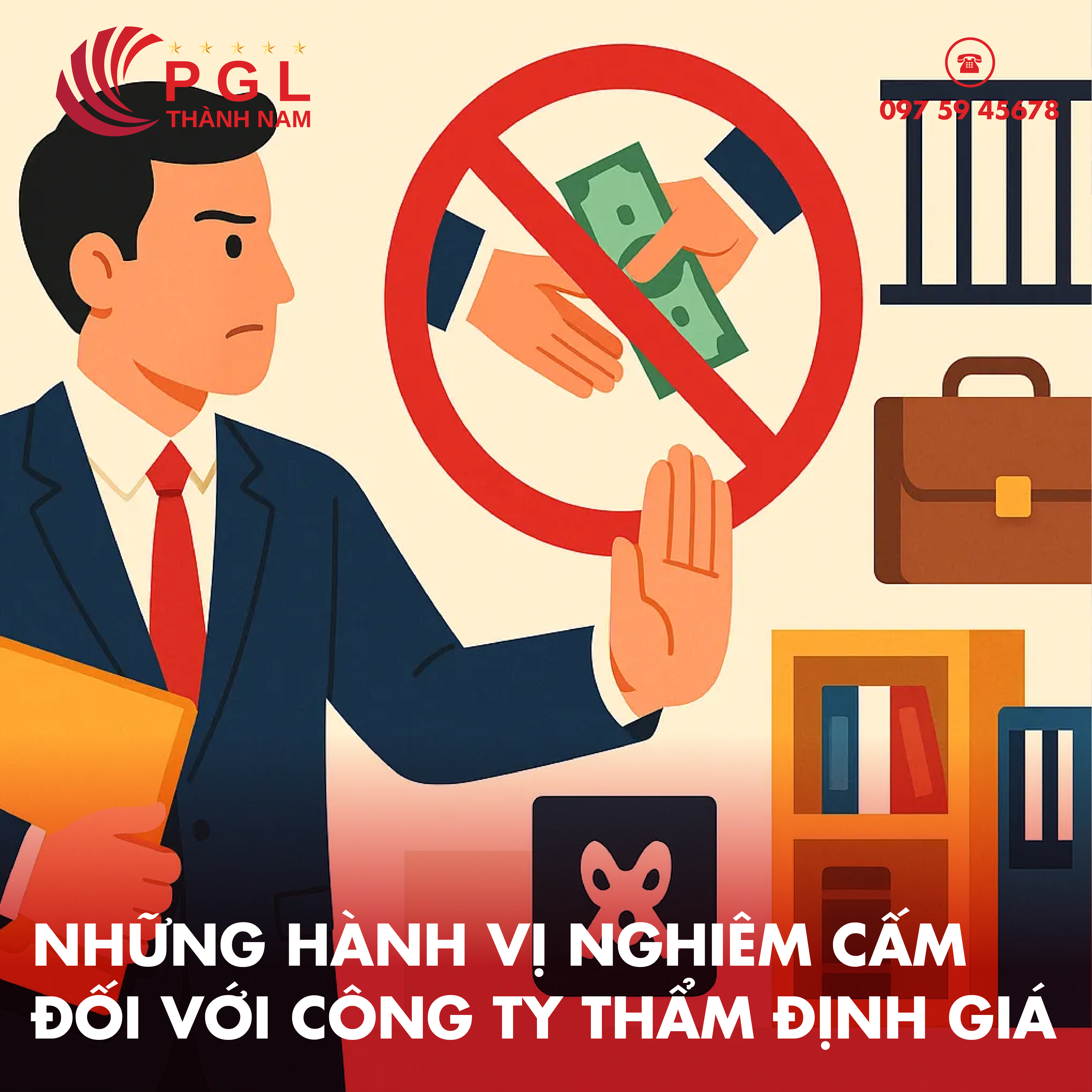 NHỮNG HÀNH VI BỊ NGHIÊM CẤM ĐỐI VỚI CÔNG TY THẨM ĐỊNH GIÁ