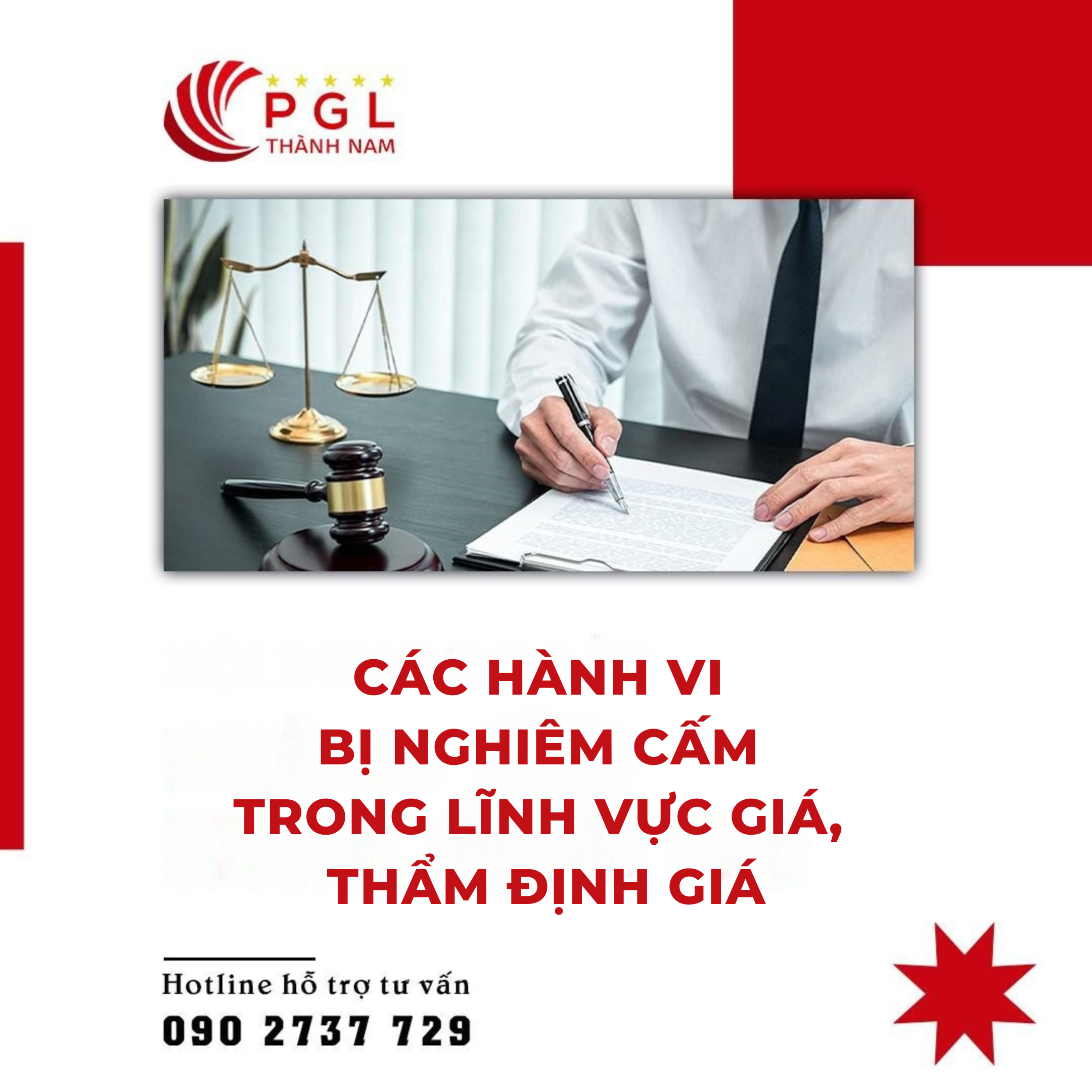 CÁC HÀNH VI BỊ NGHIÊM CẤM TRONG LĨNH VỰC GIÁ, THẨM ĐỊNH GIÁ