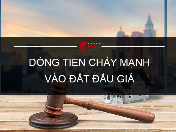 DÒNG TIỀN CHẢY MẠNH VÀO ĐẤT ĐẤU GIÁ