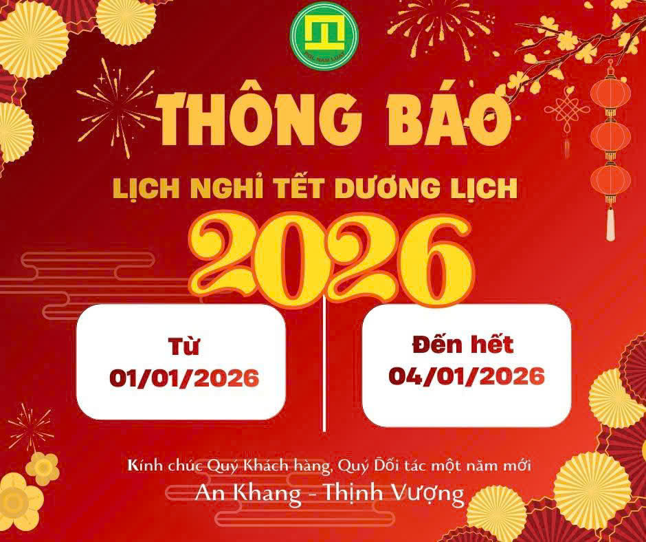 THÔNG BÁO NGHỈ TẾT DƯƠNG LỊCH 2026