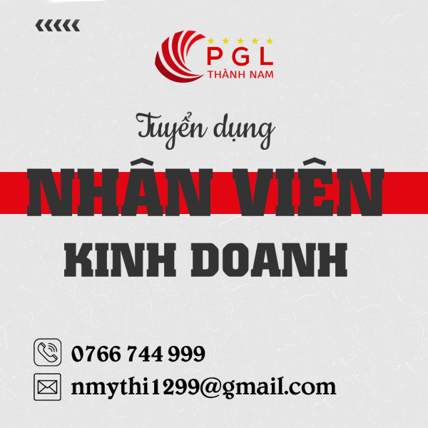 THÔNG BÁO TUYỂN DỤNG - NHÂN VIÊN KINH DOANH